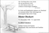 eine Anzeige